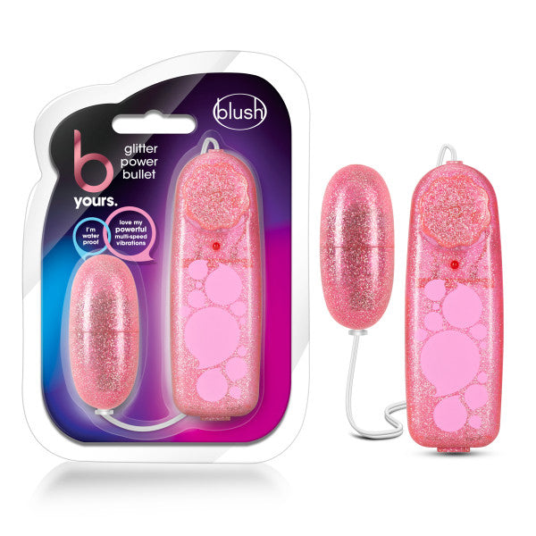 "B Yours - Glitter Power Bullet - Pink BL-05520"