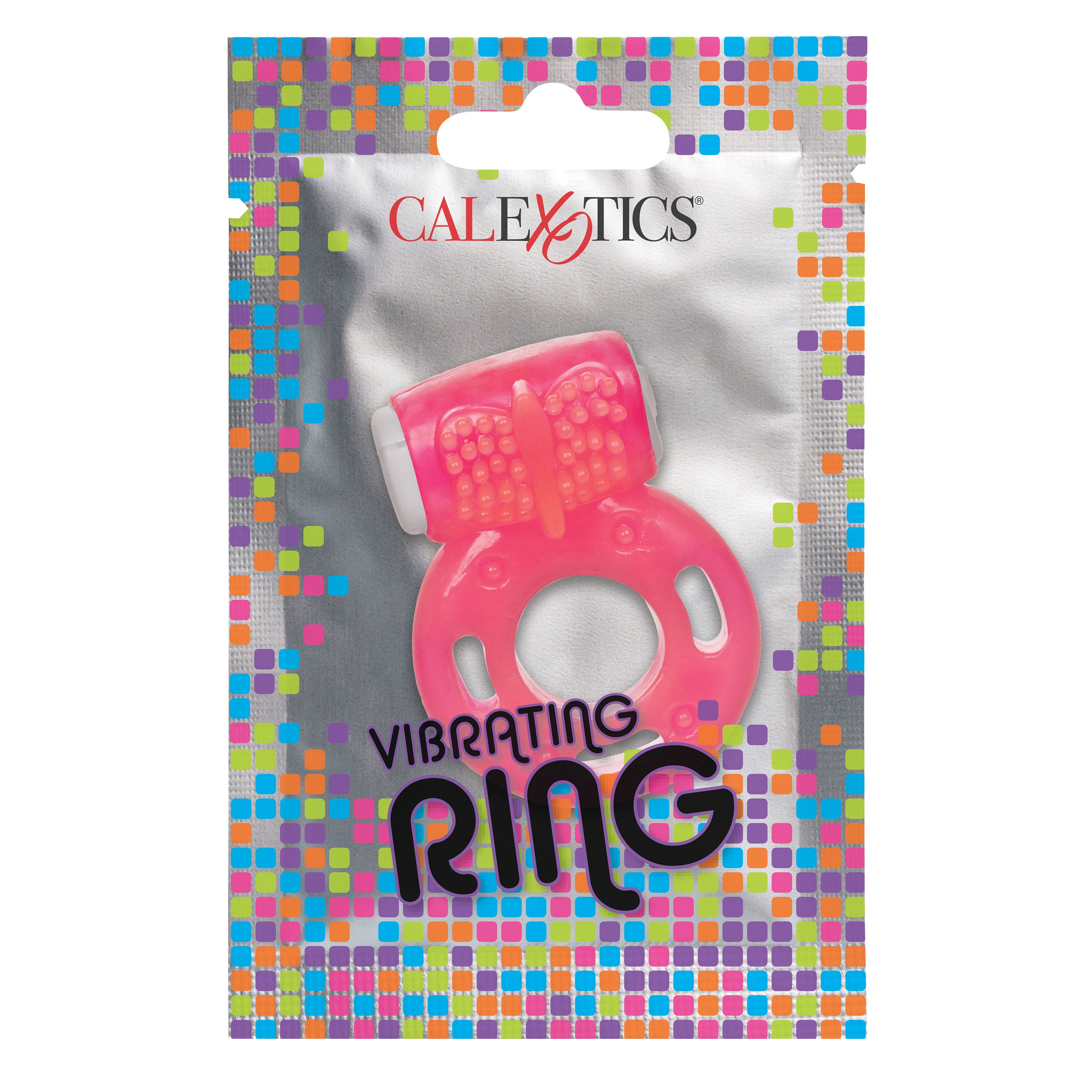 "Foil Pack Vibrating Ring - Pink SE8000301"