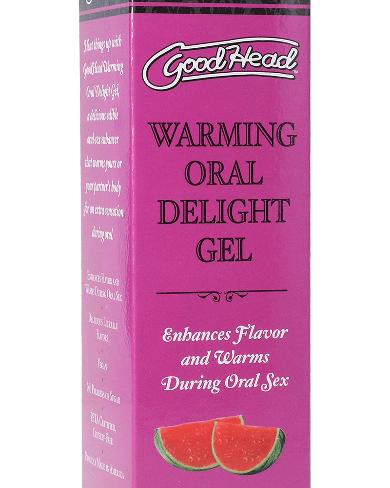 "Goodhead - Warming Oral Delight Gel - Watermelon - 4 Fl. Oz. DJ1361-14-BX"