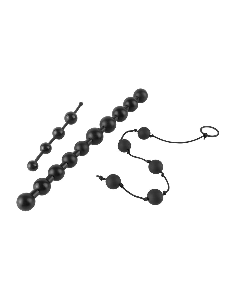 "Anal Fantasy Collection Beginners Bead Kit - Black PD4643-23"