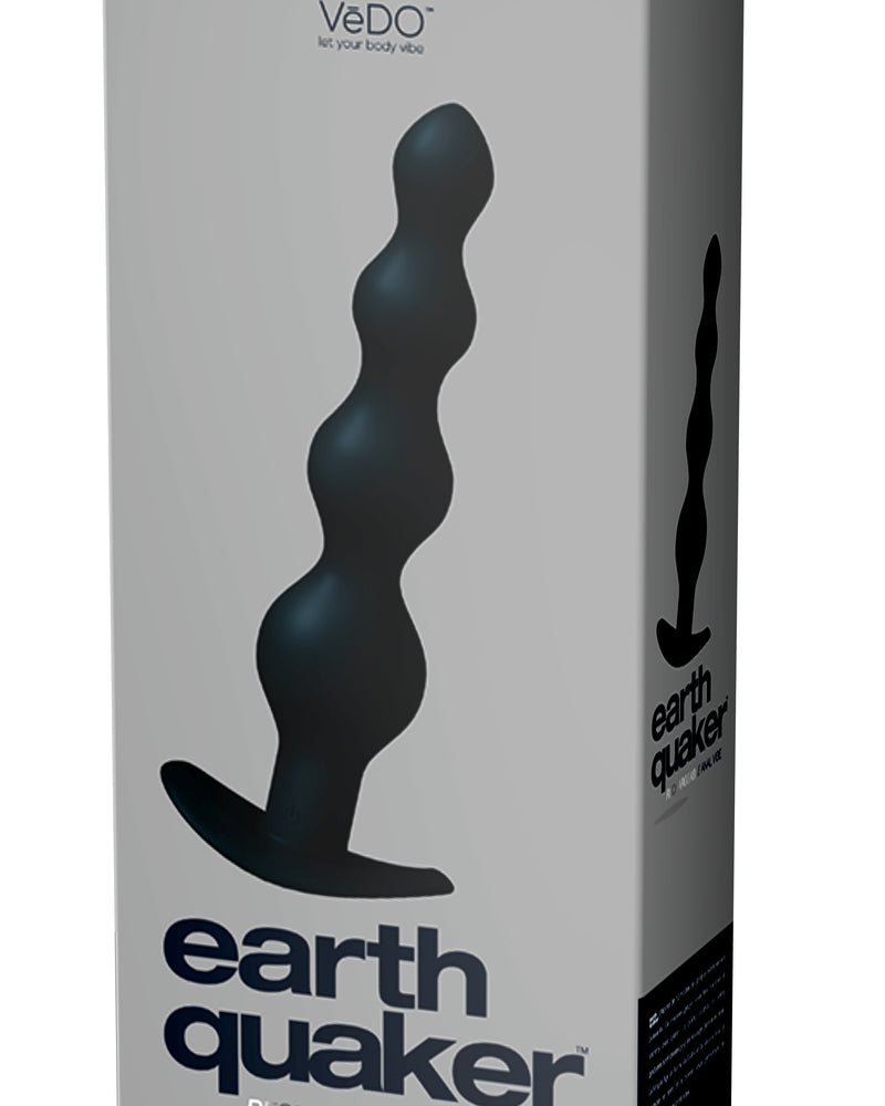 Earth Quaker Rechargeable Anal Vibe - Just Black