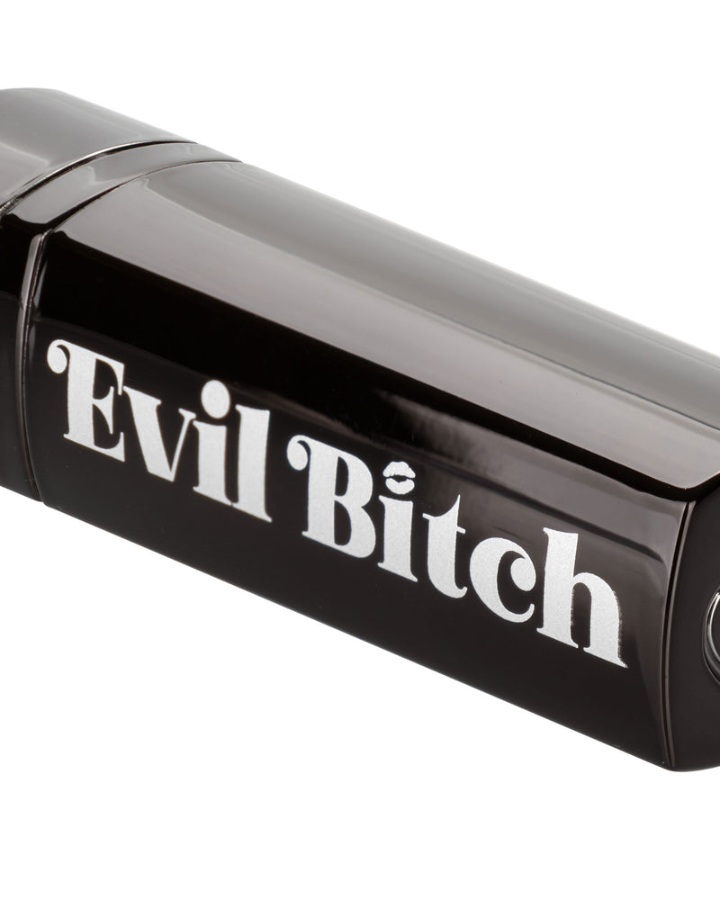 Naughty Bits Evil Bitch Lipstick Vibrator - Black