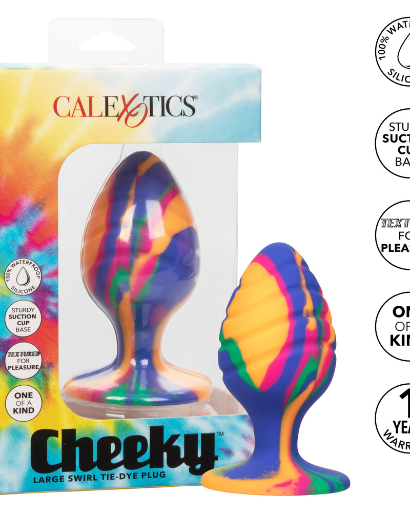 "Cheeky Large Swirl Tie-Dye Plug SE0439203"