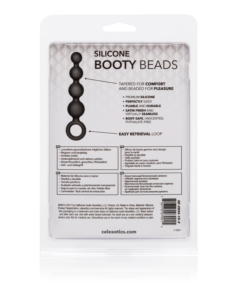 "Silicone Booty Beads - Black SE2934153"