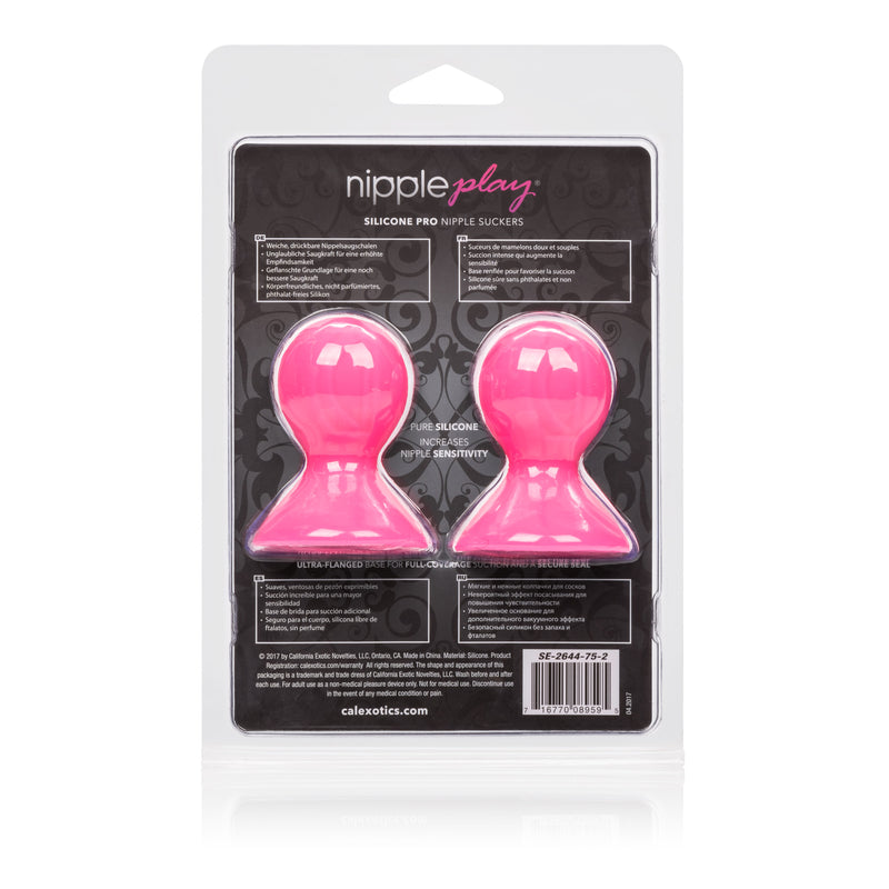 "Nipple Play Silicone Pro Nipple Suckers - Pink SE2644752"