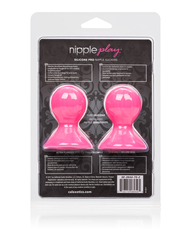 "Nipple Play Silicone Pro Nipple Suckers - Pink SE2644752"
