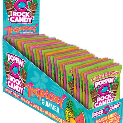 "Popping Rock Tropical Summer 36 Pk Display - Mango Tango - Pineapple Express - Watermelon Sugar RC-PRTS-136"
