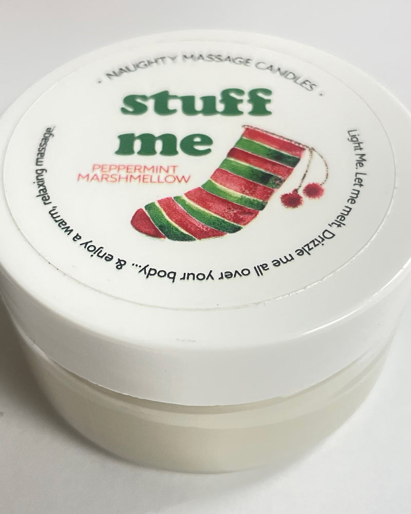 "Stuff Me Massage Candle - Peppermint Marshmallow 1.7 Oz KS14311"
