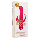 Jack Rabbit Signature Heated Silicone Triple Fantasy Rabbit - Pink