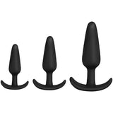 Merci - Tush Trainer - 3 Piece Silicone Set - Black