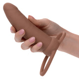 Performance Maxx Rechargeable Thick Dual Penetrator - Brown