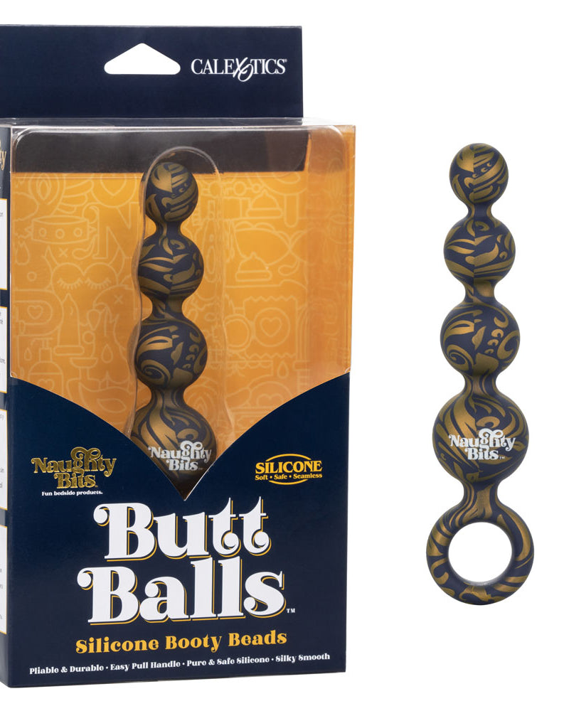 "Naughty Bits Butt Balls Silicone Booty Beads SE4410453"