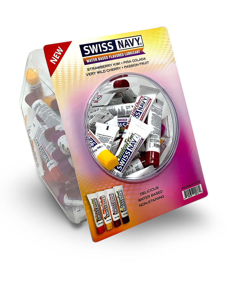 "Swiss Navy Assorted Fishbowl 10ml 100ct MD-SNF10MLFISH100"