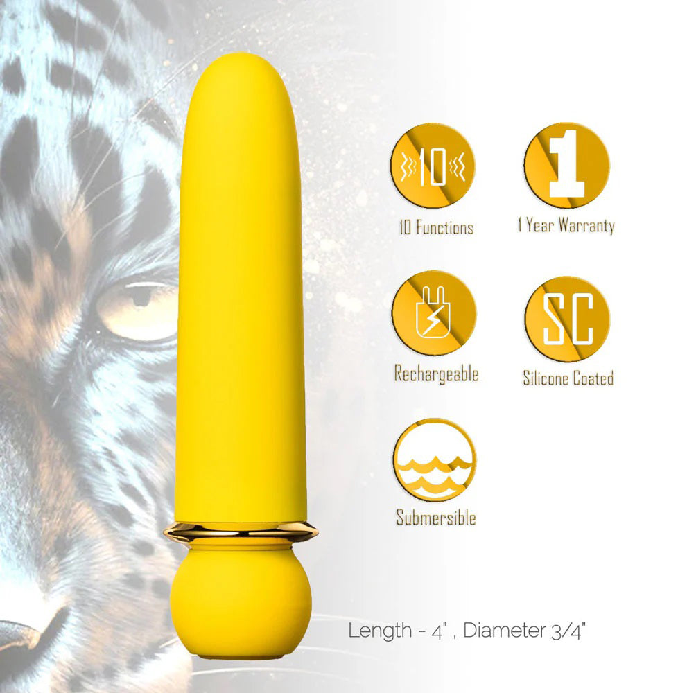 "Jaguar Fiercely Powerful - Yellow MTMA24-01-YEL"