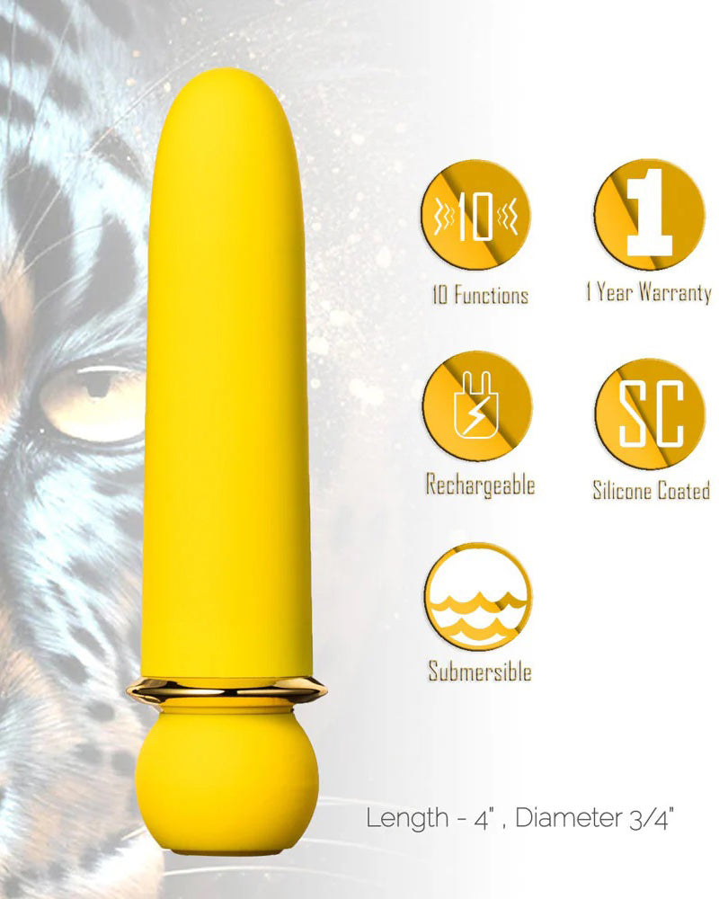 "Jaguar Fiercely Powerful - Yellow MTMA24-01-YEL"