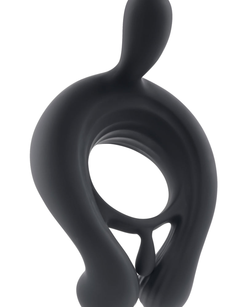 Playboy Pleasure - Triple Play - Cock Ring - Black
