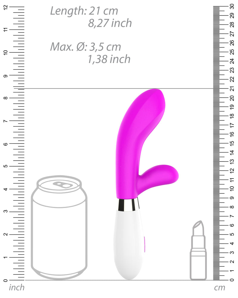 "Achilles - Ultra Soft Silicone - 10 Speeds - Fuchsia SH-LUM001FUC"