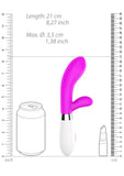 "Achilles - Ultra Soft Silicone - 10 Speeds - Fuchsia SH-LUM001FUC"