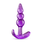 B Yours - Triple Bead Anal Plug - Purple