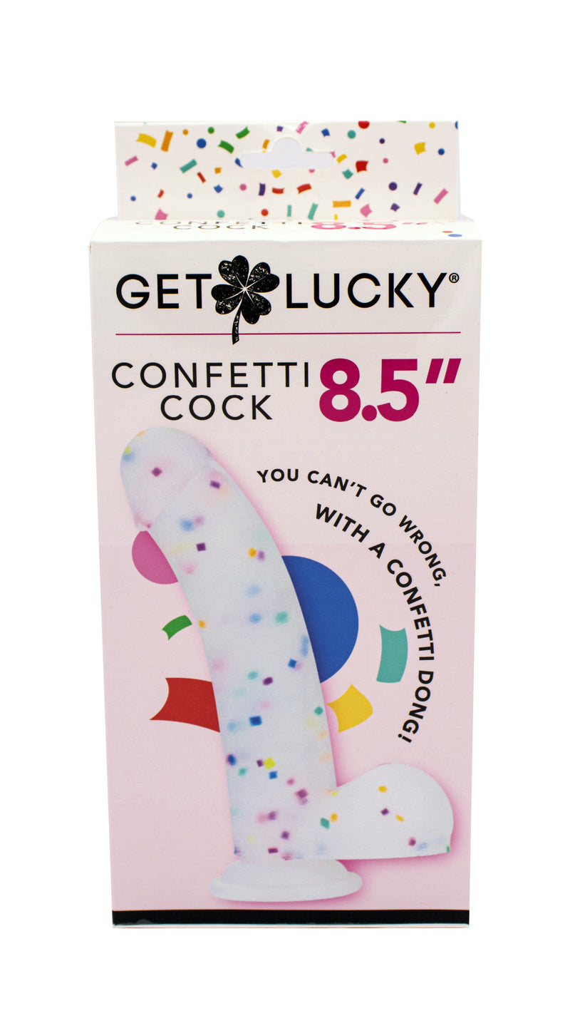 Get Lucky 8.5 Confetti Cock