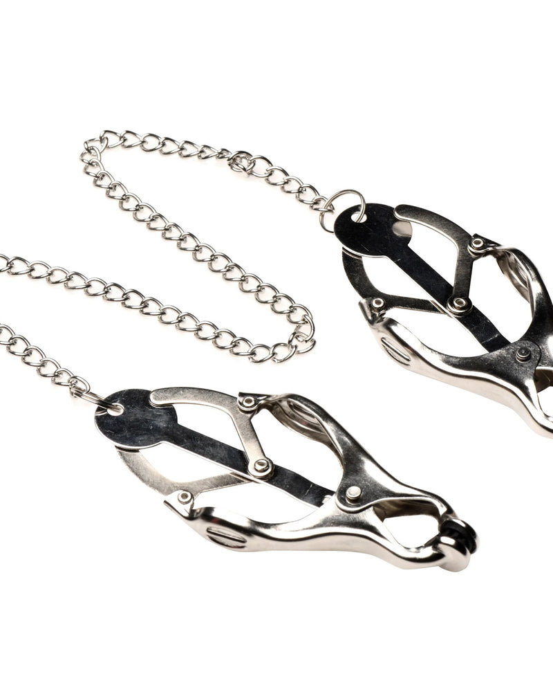 Primal Spiked Clover Nipple Clamps - Silver