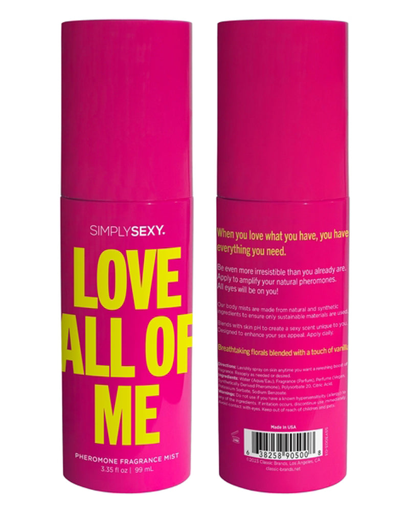 "Love All of Me - Pheromone Fragrance Mists 3.35 Oz SSY3003-03"