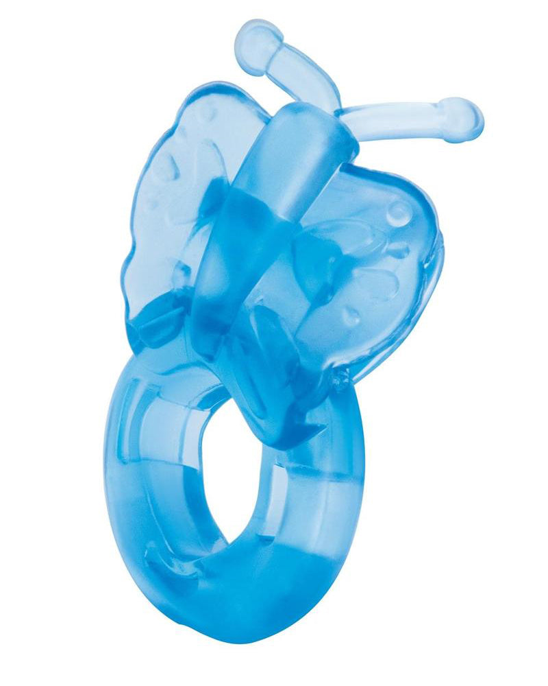 "Bodywand Rechargeable Butterfly Ring - Blue X-BW1505"