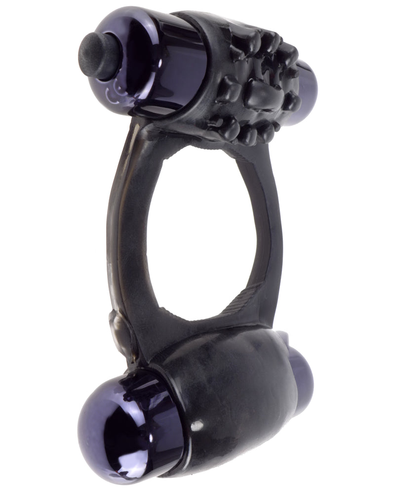 "Fantasy C-Ringz Duo-Vibrating Super Ring Black PD5963-23"