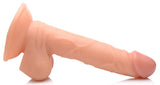 Pop Pecker 6.5 Inch Dildo With Balls - Light