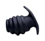 "Hive Ass Tunnel Silicone Ribbed Hollow Anal Plug - Medium MS-AF982-MEDIUM"