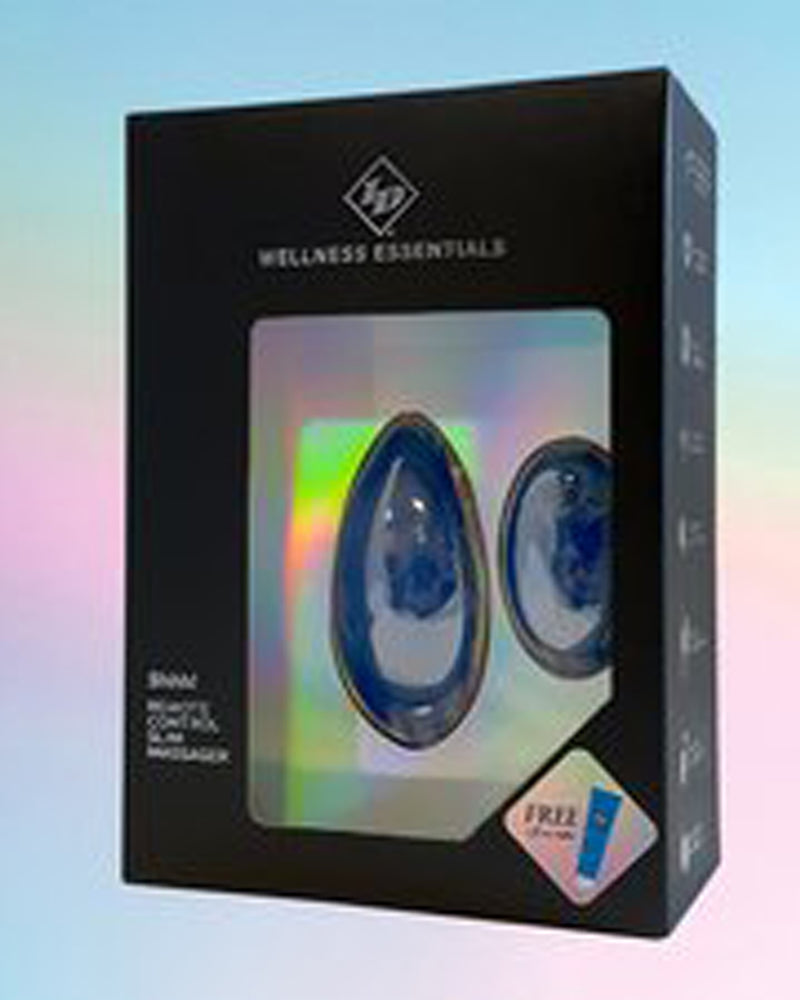 Shhh! Remote Control Slim Massager - Blue