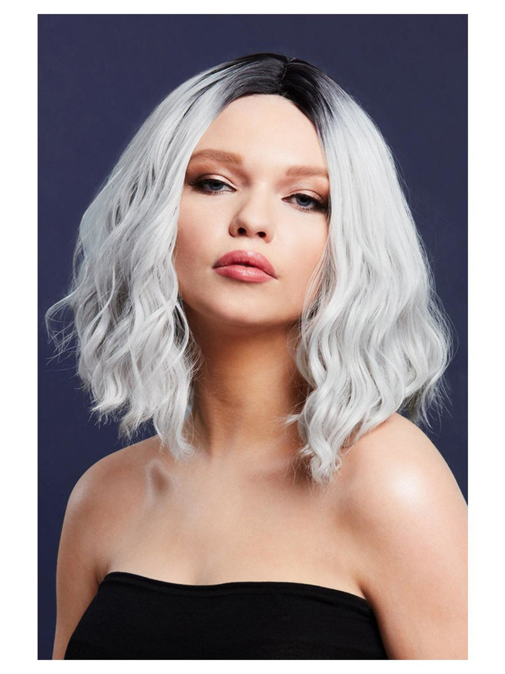 "Fever Cara Wig - Two Toned Blend - Ice Silver FV-72031"