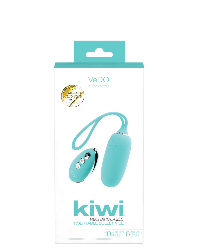 Kiwi Rechargeable Insertable Bullet - Tease Me Turquoise