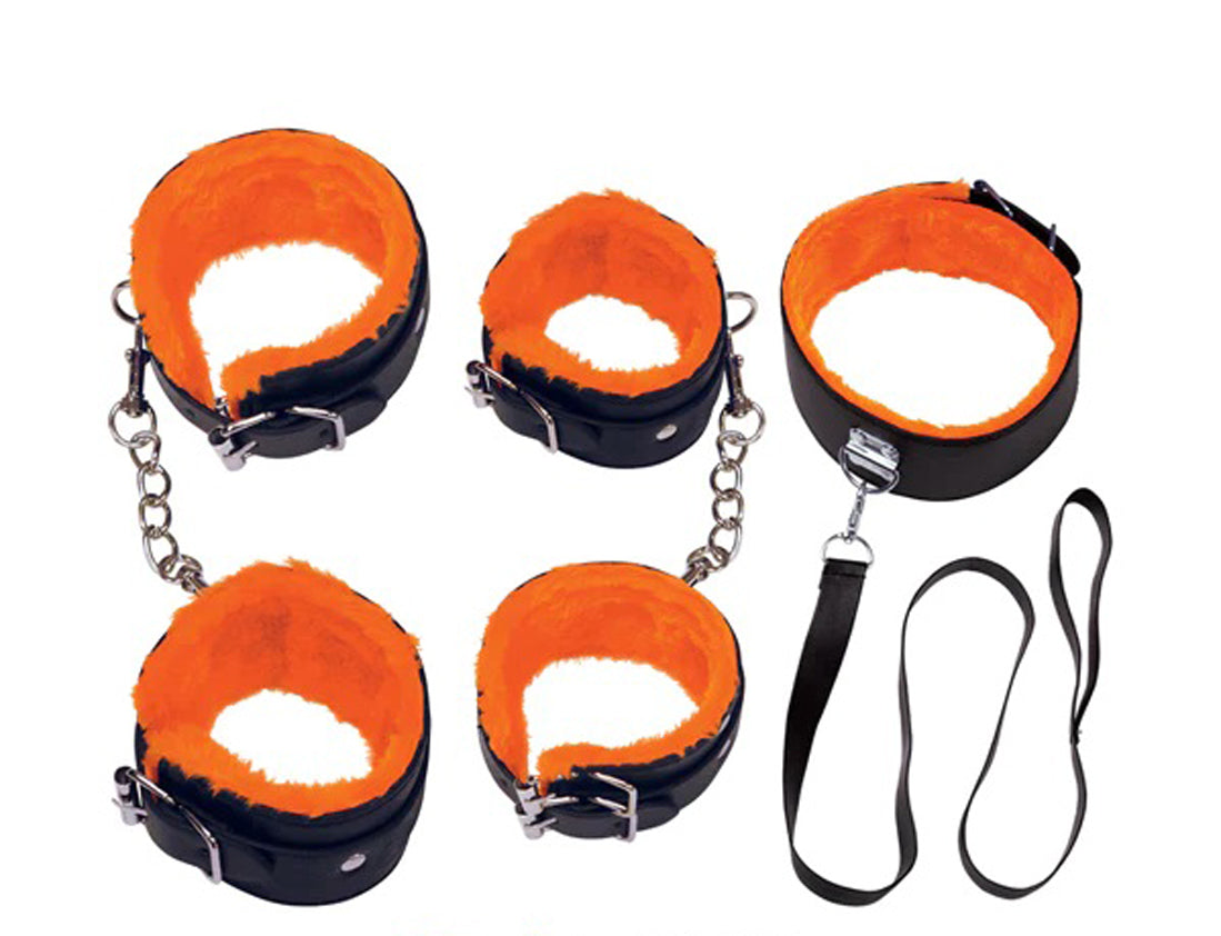 "Orange Is the New Black Restrain Yourself Kit - Black/orange IC2523"