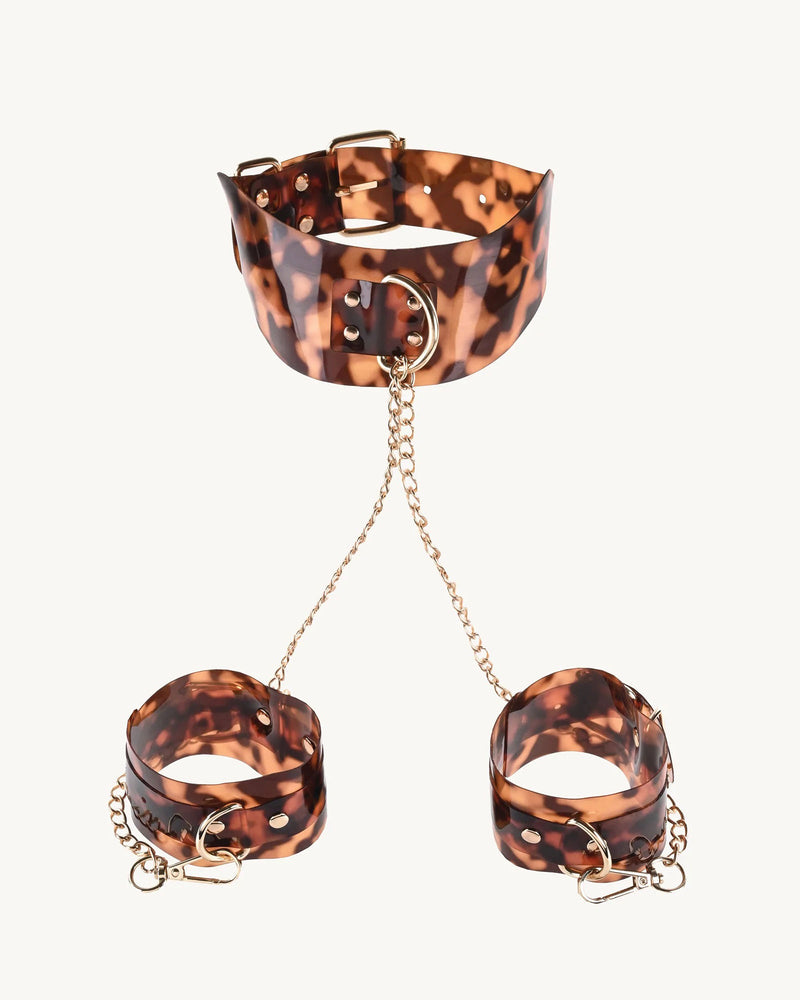 Sincerely Amber Neck and Wrist Restraints