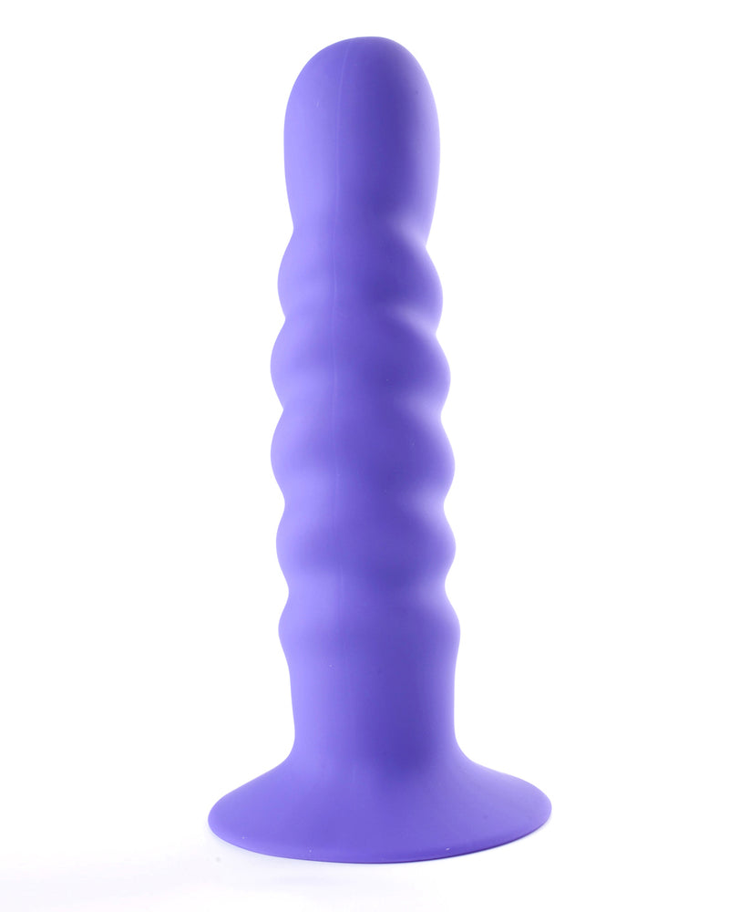 "Kendall Silicone Dong Swirled Satin Finish - Neon Purple MT2503-L2"