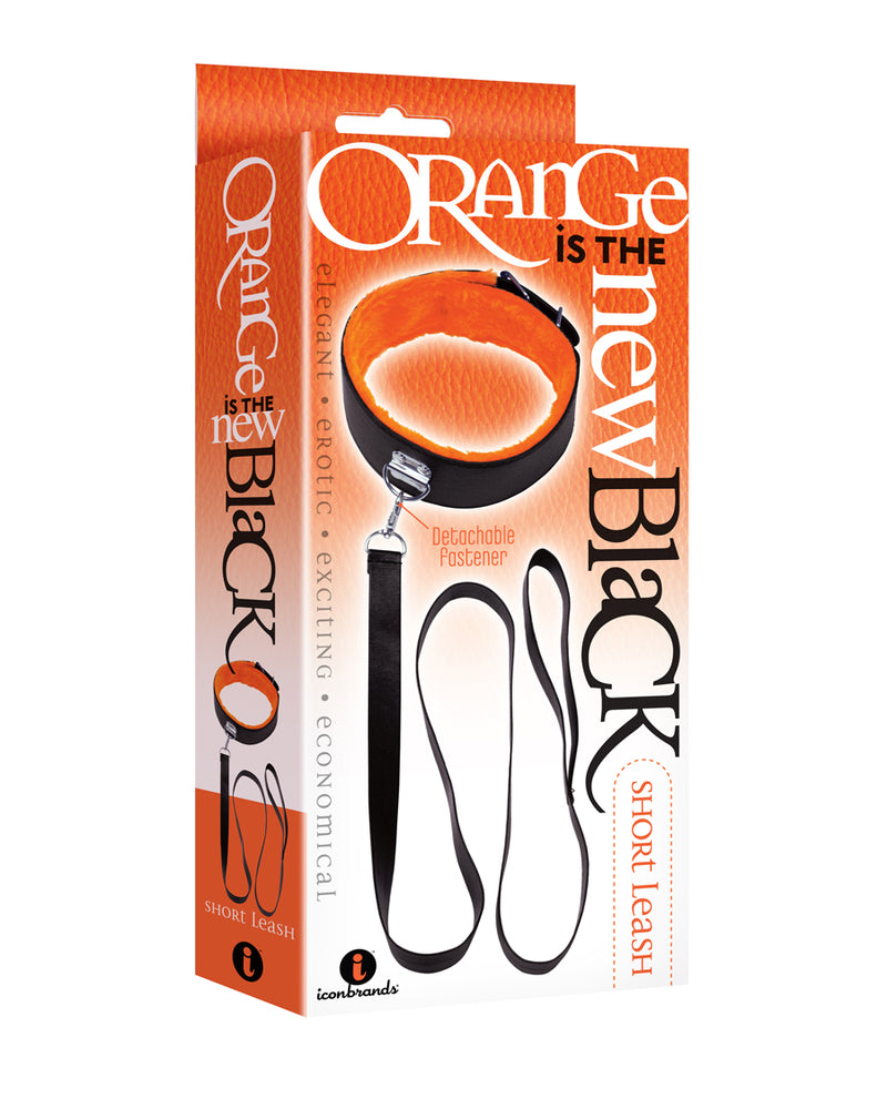 The 9's Orange Is the New Black Short Leash - Black
