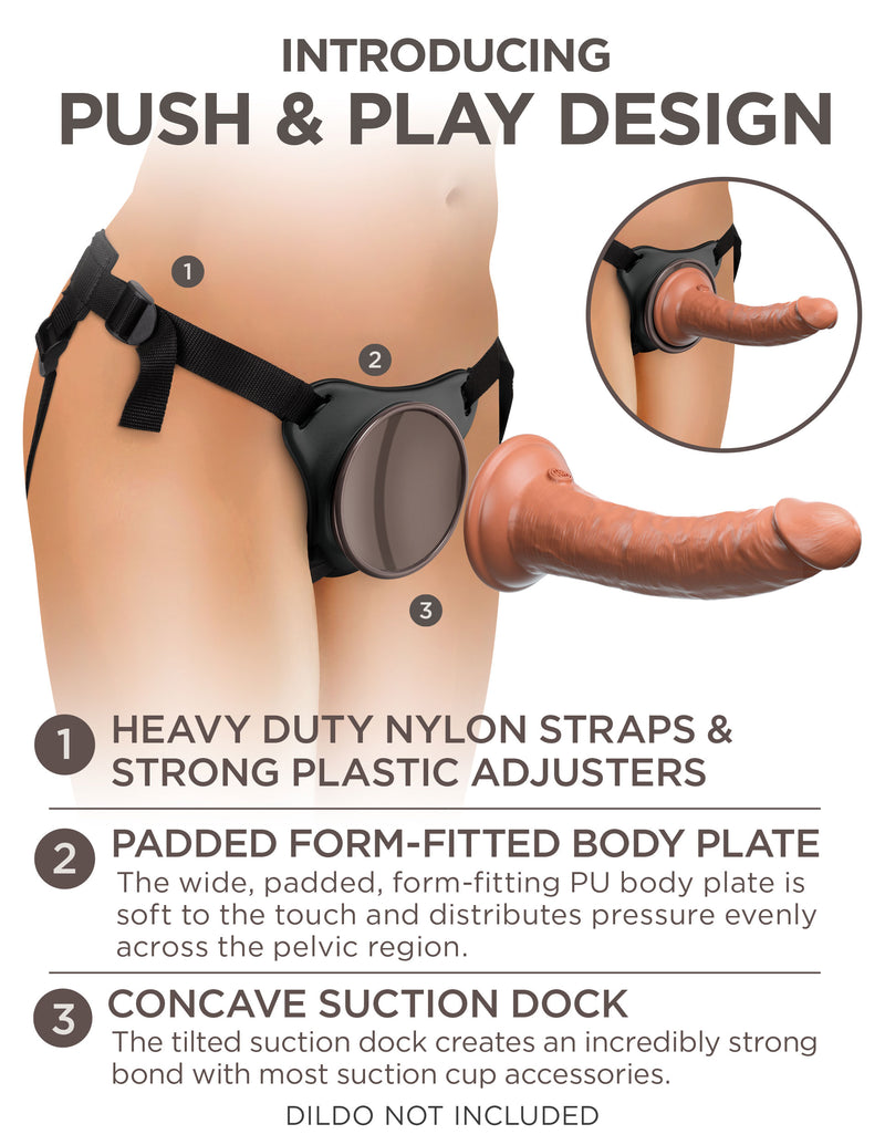 "King Cock Elite Comfy Body Dock Strap-on Harness PDBD102-29"