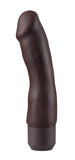 Dr. Skin Silicone  Dr. Steve - 7 Inch Vibrating Dildo - Brown