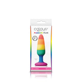 "Colours - Pride Edition - Pleasure Plug - Small - Rainbow NSN0408-52"