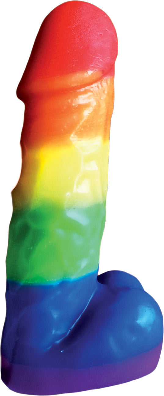 "Rainbow Pecker Party Candle 7 Inches HTP3144"