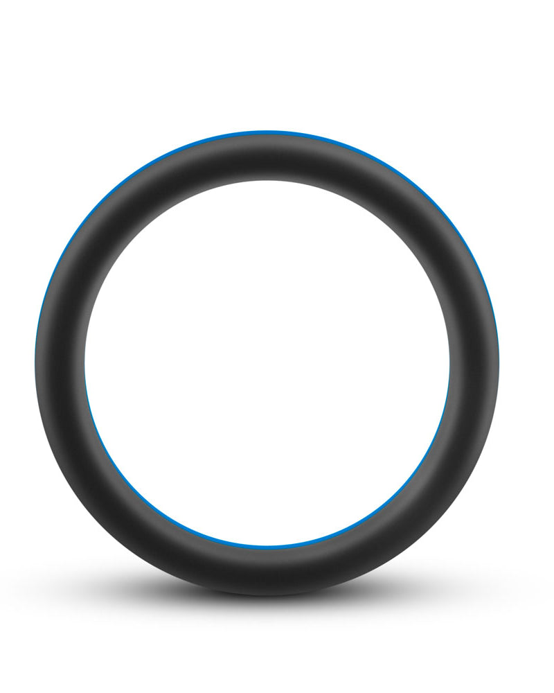 Performance - Silicone Go Pro Cock Ring - Black/blue/black