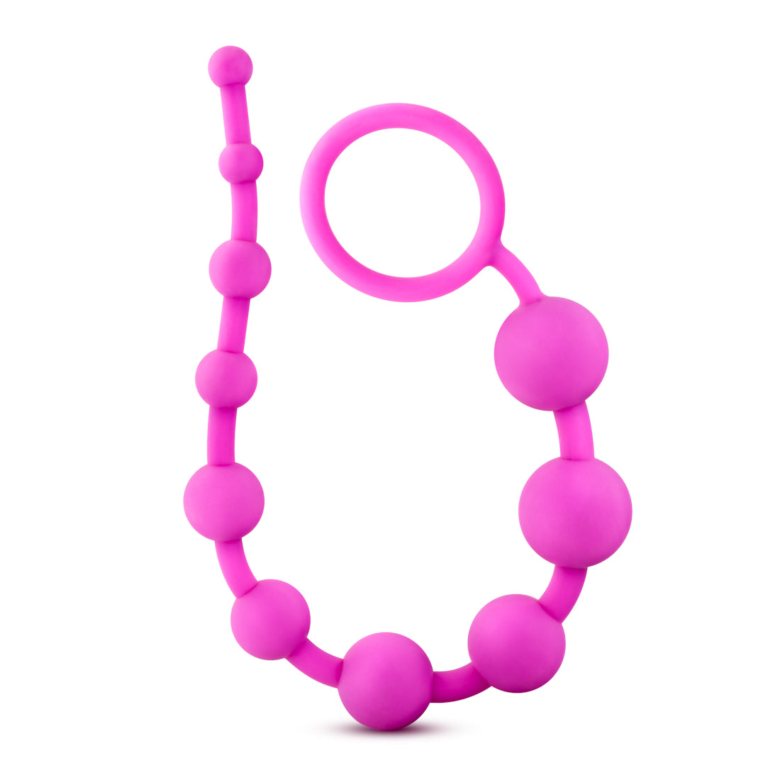 Luxe Silicone 10 Beads - Fuchsia