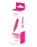 "Bam Mini Rechargeable Bullet Vibe - Foxy Pink VI-P1409"