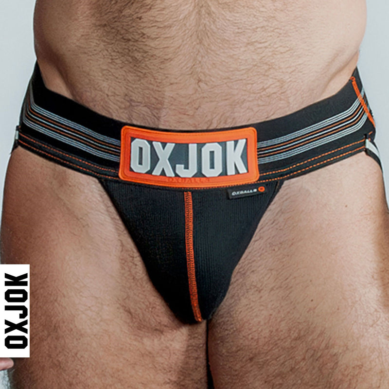 "Slingjock Upthrust Slider-Strap Jock Black Iron - Small OX-JOK-1000-BLK-S"