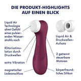 Satisfyer Pro 2 Generation 3 Liquid Air Technology - Red Wine