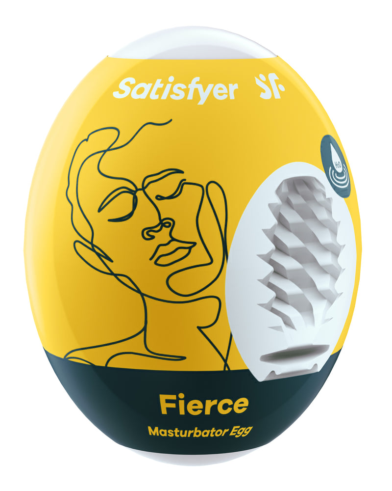 Satisfyer Masturbator Egg - Fierce - Yellow
