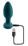 Playboy Pleasure - Spinning Tail Teaser - Butt Plug - Deep Teal