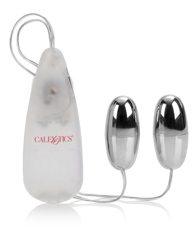 "Pocket Exotics Vibrating Double Silver Bullets SE1104052"