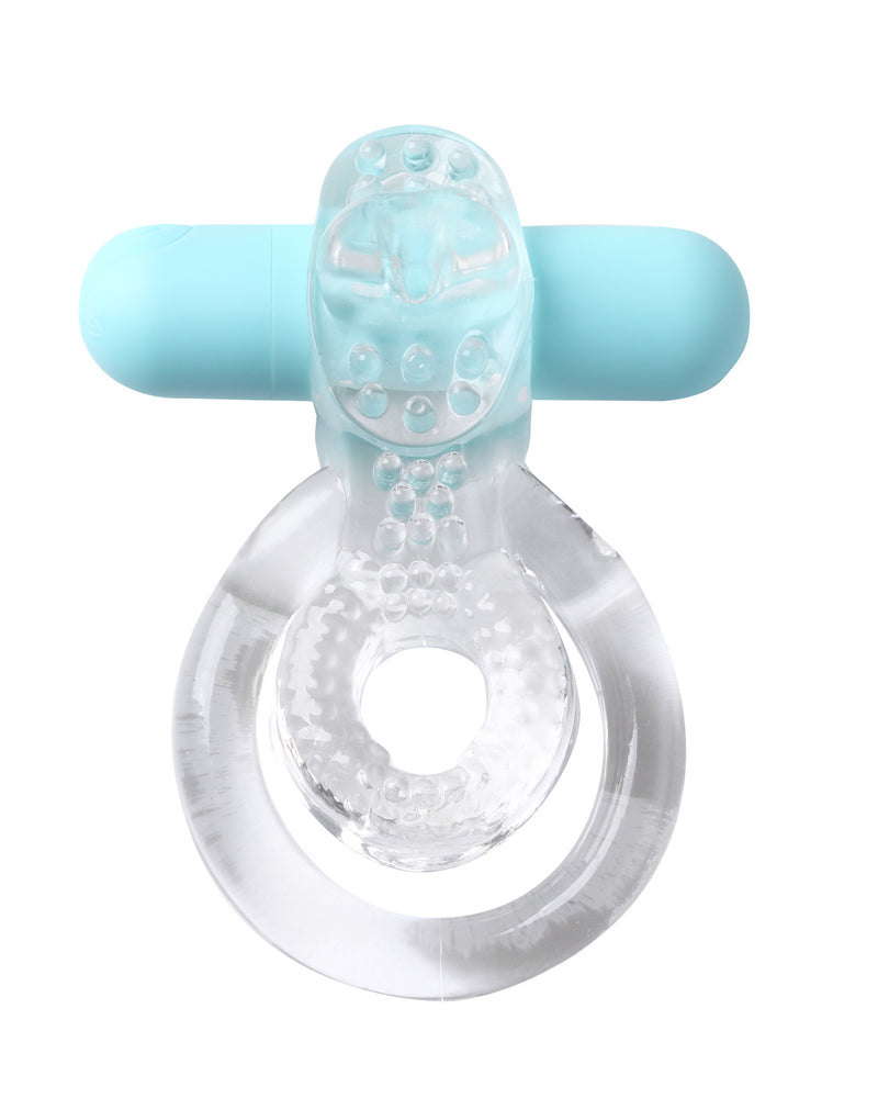 Jayden Vibrating Erection Enhancer Ring - Clear